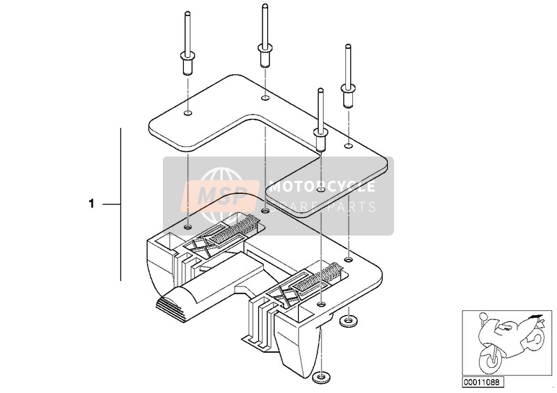 TOPCASE LOCKING MECHANISM