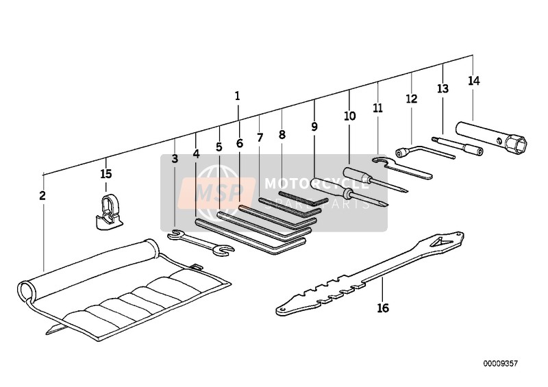 BMW R 850 RT 02 (0417) 2001 Car Tool for a 2001 BMW R 850 RT 02 (0417)