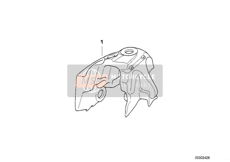 BMW R 850 RT 02 (0417) 2001 Depósito de combustible para un 2001 BMW R 850 RT 02 (0417)