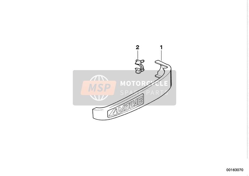 BMW R 850 RT 96 (0412) 1998 SPARK PLUG COVER for a 1998 BMW R 850 RT 96 (0412)