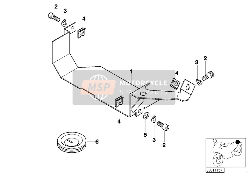 46632313096, Vis À Tête Bombée, BMW, 0