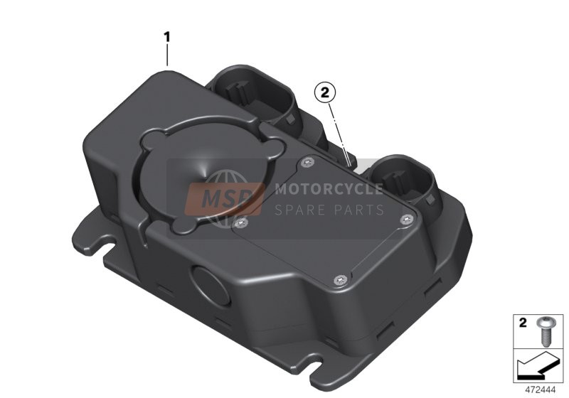 BMW R nineT 16 (0J01, 0J03) 2017 CONTROL UNIT DWA for a 2017 BMW R nineT 16 (0J01, 0J03)