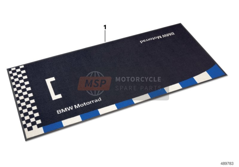 BMW R nineT 16 (0J01, 0J03) 2016 MOTORCYCLE CARPET for a 2016 BMW R nineT 16 (0J01, 0J03)