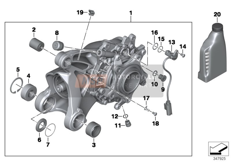 Right-Angle Gearbox with Vent