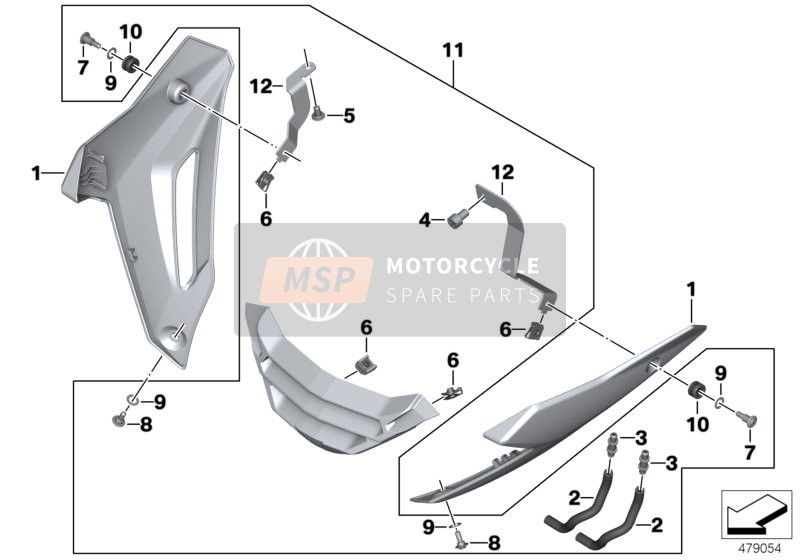 46638544719, Support Sabot Moteur De Gauche, BMW, 0