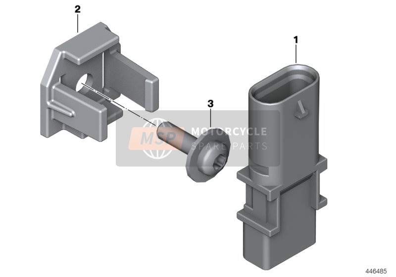 BMW S 1000 R (0D02, 0D12) 2014 Sensor de inclinación para un 2014 BMW S 1000 R (0D02, 0D12)