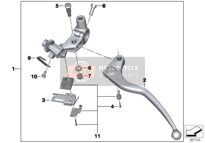 32728556668, Bras De Commande Avec Plaque Interméd., BMW, 0