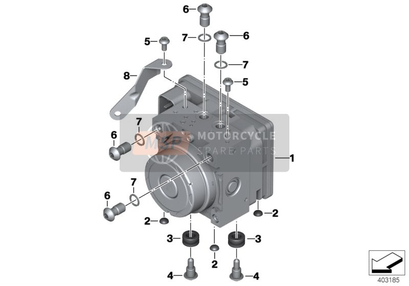 Modulatore di pressione ABS