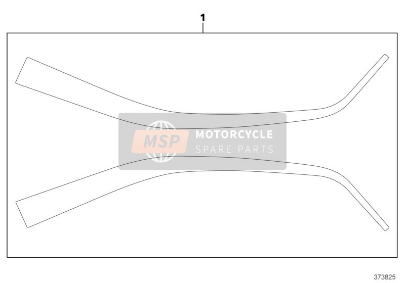 BMW S 1000 RR 12 (0524, 0534) 2014 Decor tape for a 2014 BMW S 1000 RR 12 (0524, 0534)