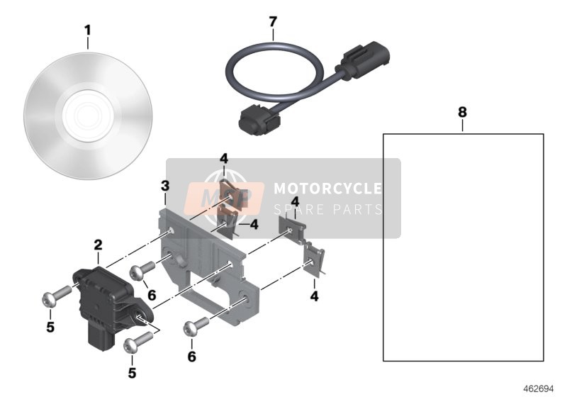 BMW S 1000 RR 12 (0524, 0534) 2010 ABS PRO for a 2010 BMW S 1000 RR 12 (0524, 0534)