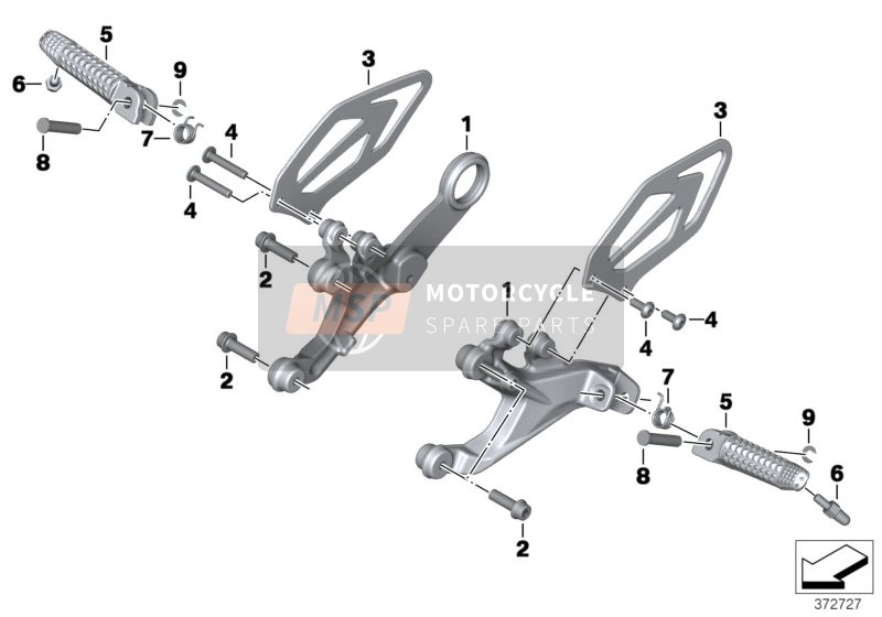 46718559066, Voetraster Rechts, BMW, 0