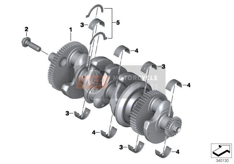 CRANKSHAFT ATTACHING PARTS