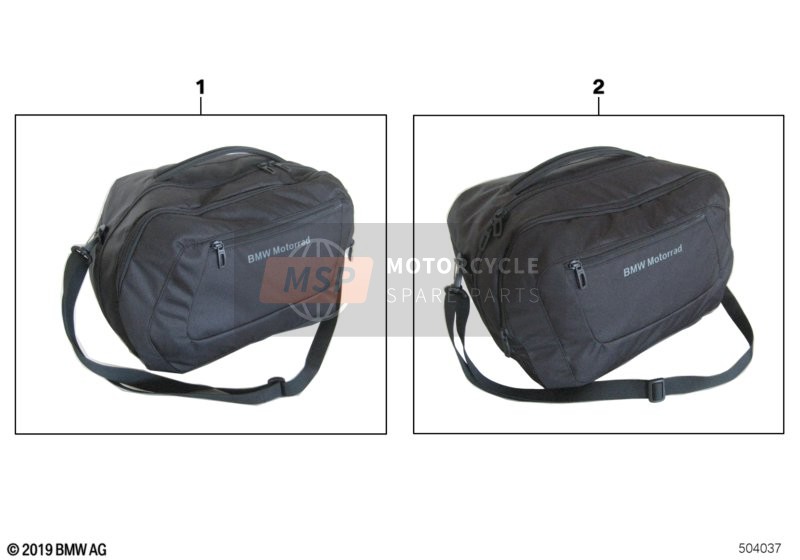 77412471465, Sac Intérieur P Valise Gauche, BMW, 0