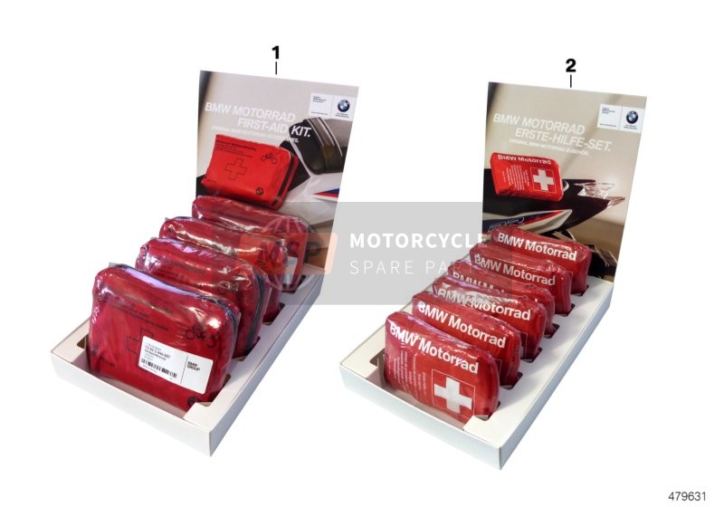 BMW R 1200 GS (0A01, 0A11) 2011 Trousse de secours 1 pour un 2011 BMW R 1200 GS (0A01, 0A11)