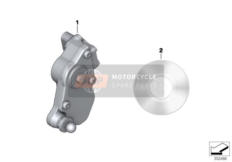BMW R 1200 GS (0A01, 0A11) 2011 GEARSHIFT ASSISTANT PRO for a 2011 BMW R 1200 GS (0A01, 0A11)