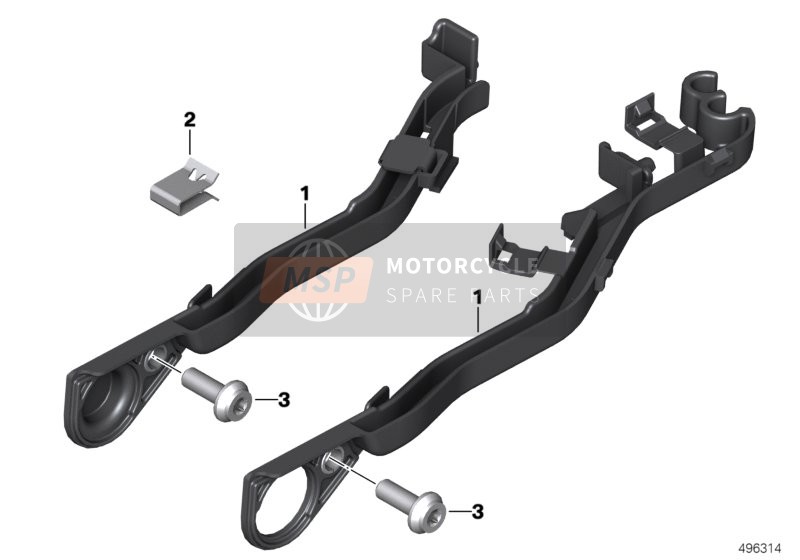 BMW R 1200 GS (0A01, 0A11) 2012 CABLE DUCT TRANSMISSION for a 2012 BMW R 1200 GS (0A01, 0A11)
