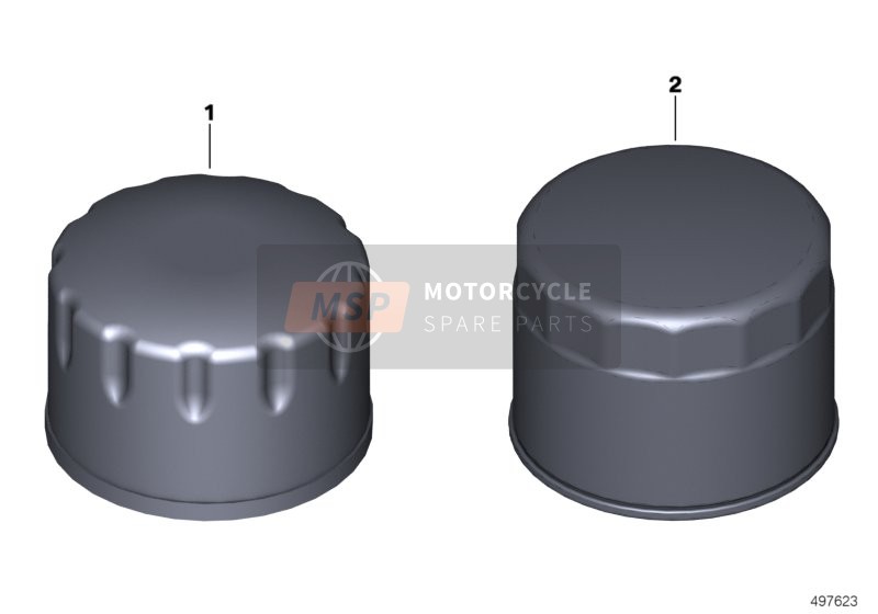 BMW R 1200 GS (0A01, 0A11) 2012 Oliefilter voor een 2012 BMW R 1200 GS (0A01, 0A11)