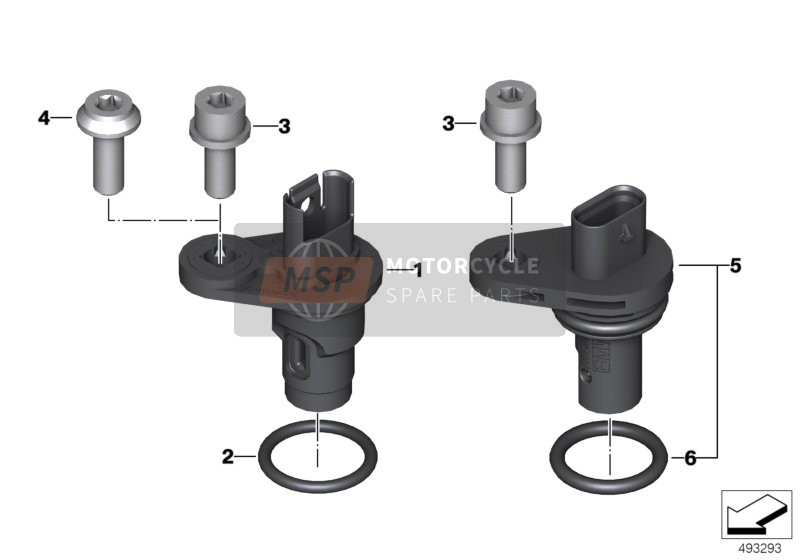 BMW R 1200 GS (0A01, 0A11) 2013 Trasduttore dell'albero a camme per un 2013 BMW R 1200 GS (0A01, 0A11)