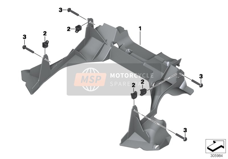 BMW R 1200 GS (0A01, 0A11) 2014 Bloqueo horquilla para un 2014 BMW R 1200 GS (0A01, 0A11)