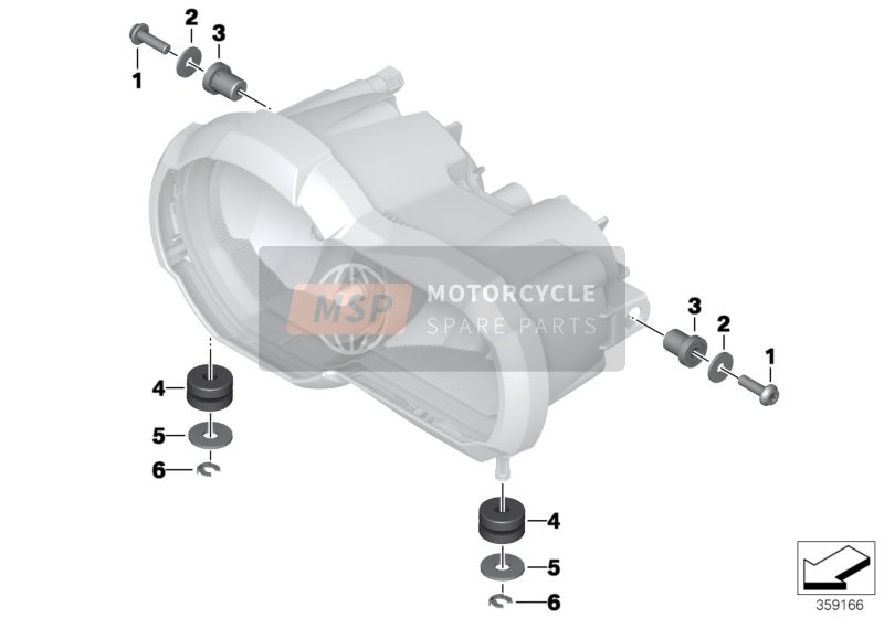 HEADLIGHT FASTENING PARTS