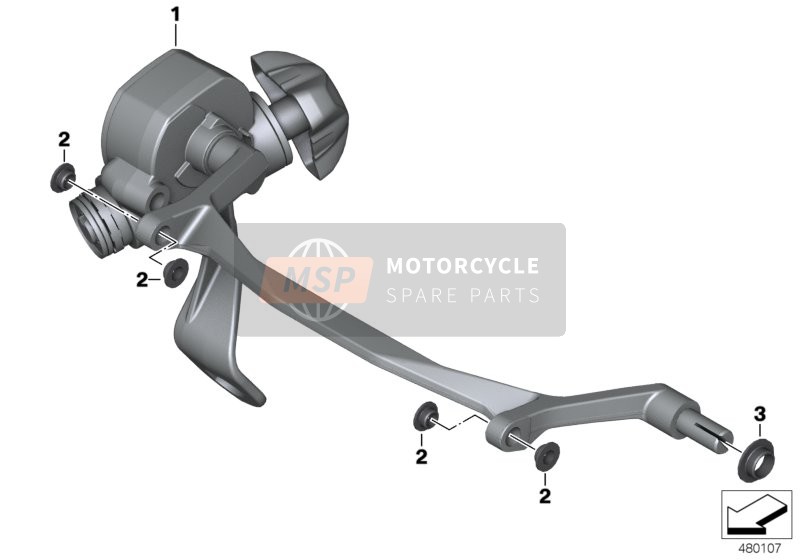 BMW R 1200 GS (0A01, 0A11) 2016 Regolazione di parabrezza meccanica per un 2016 BMW R 1200 GS (0A01, 0A11)