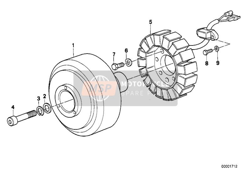 BMW A 10 B08 1988 IGNITION SYSTEM 2 for a 1988 BMW A 10 B08