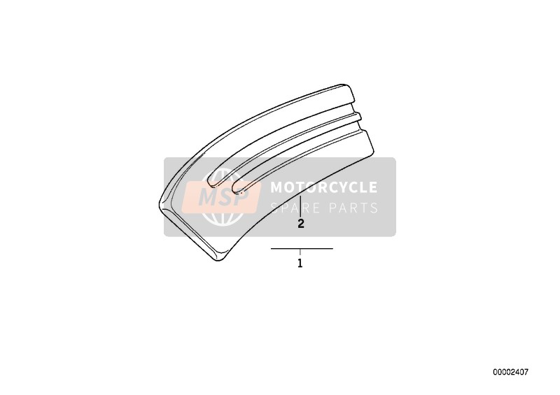 BMW R 1100 RS 93 (0411, 0416) 2001 KNEE PADDING for a 2001 BMW R 1100 RS 93 (0411, 0416)