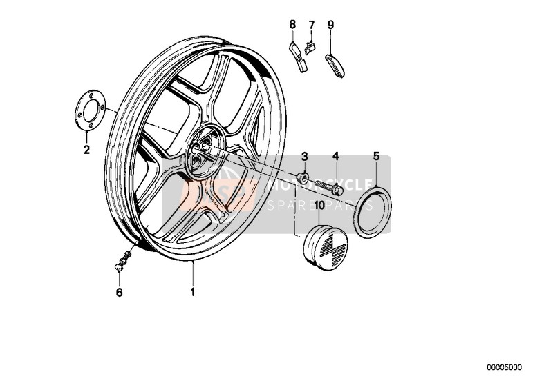 36311451243, Gussrad Silber Hinten, BMW, 0