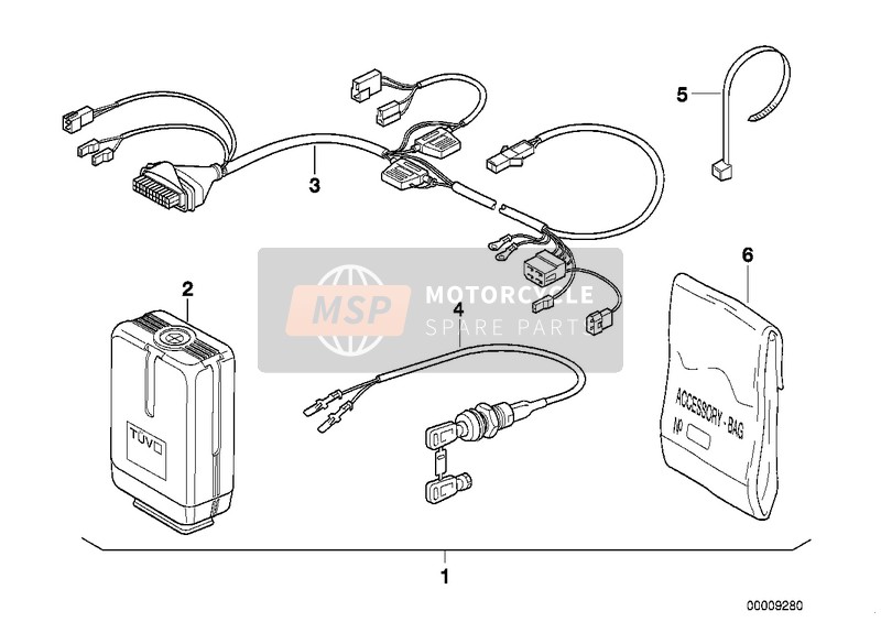 65752316494, Cerradura Incl. Llave, BMW, 0