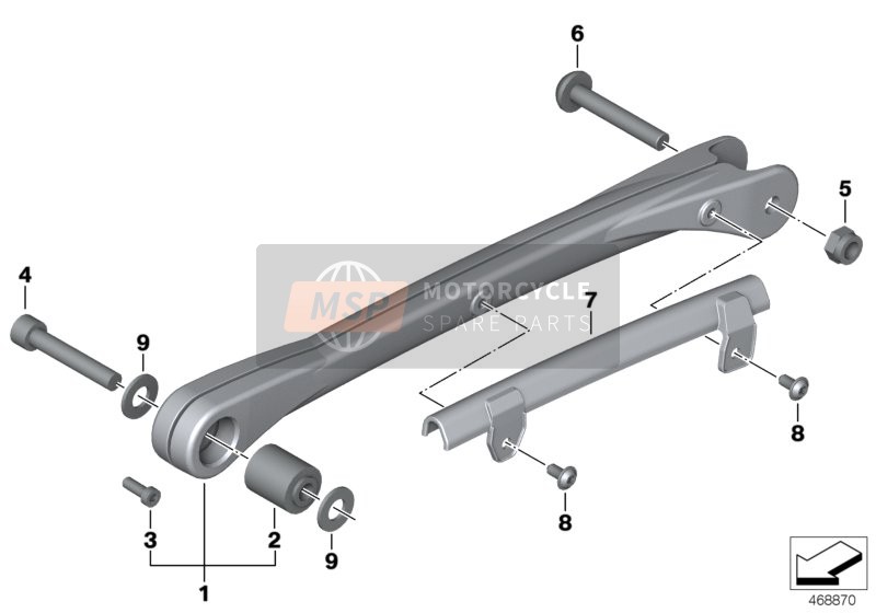 07119904670, Dado A Flangia, BMW, 1