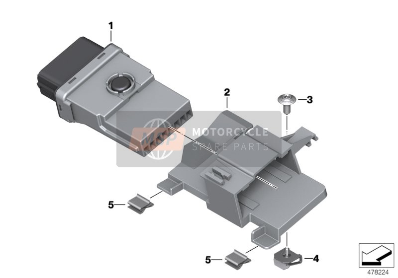 BMW R nineT Urban G/S (0J41, 0J43) 2019 General Module "Light" for a 2019 BMW R nineT Urban G/S (0J41, 0J43)