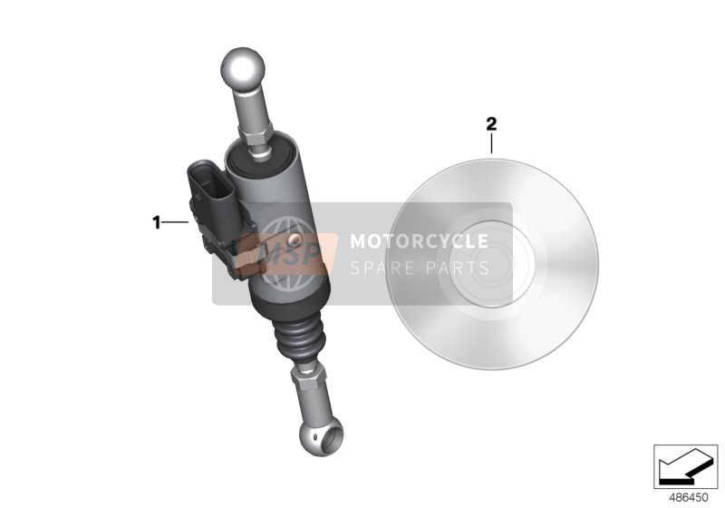 BMW F 750 GS (0B08, 0B18) 2019 Shifter Pro pour un 2019 BMW F 750 GS (0B08, 0B18)