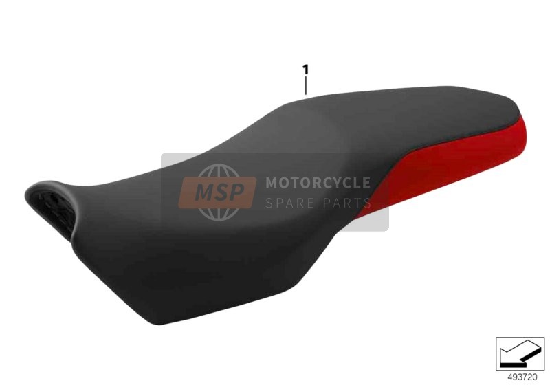 BMW F 750 GS (0B08, 0B18) 2017 Selle 2 pour un 2017 BMW F 750 GS (0B08, 0B18)