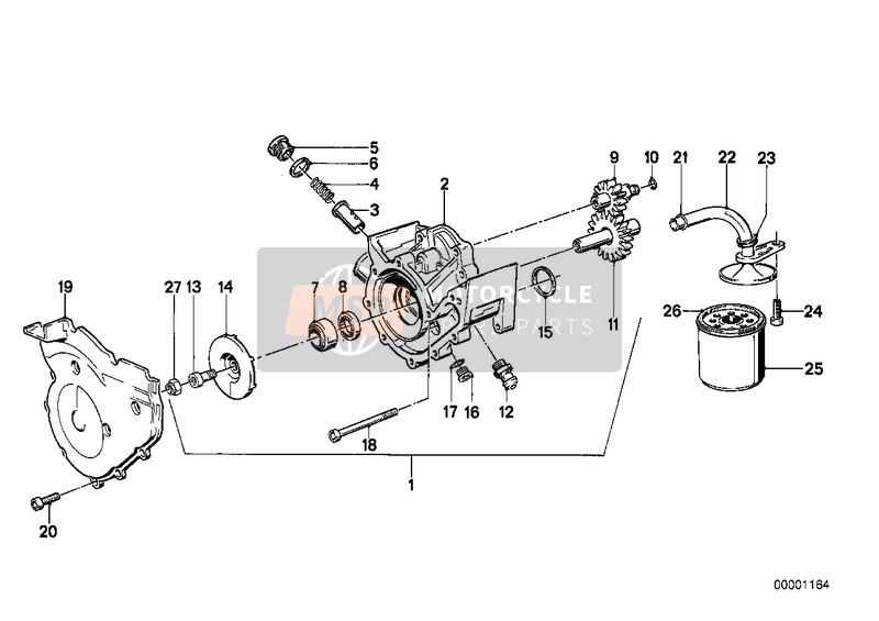 WATERPUMP/OILPUMP - OIL FILTER 1