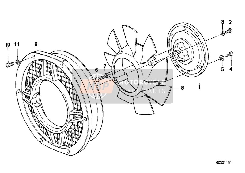 COOLING SYSTEM-FAN/FAN COUPLING 1