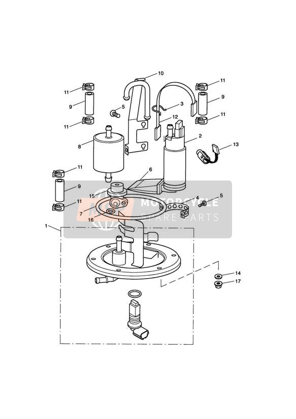 Kraftstoffpumpe und Filter Vin 211243 GT