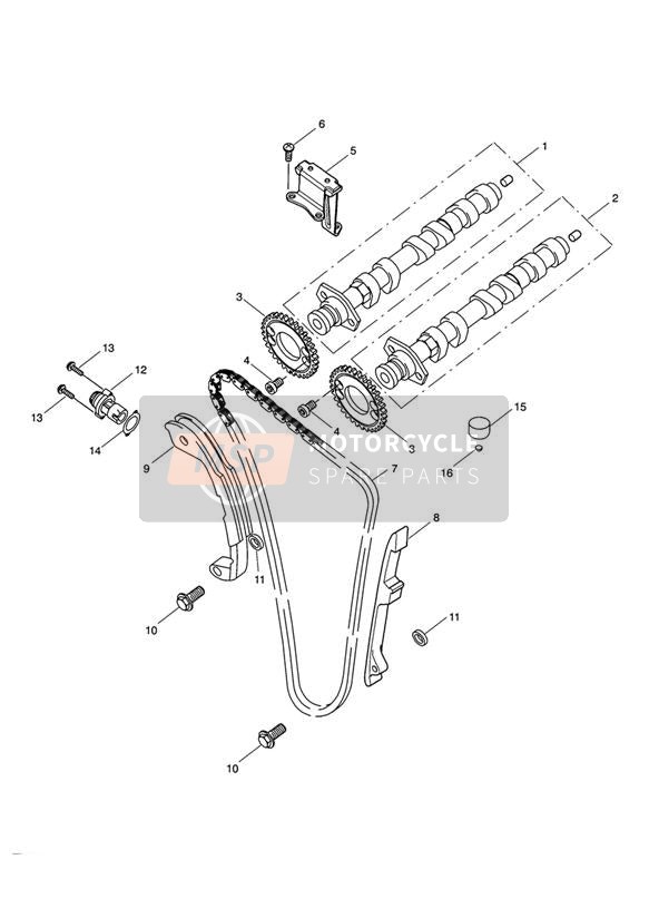 T3051062, Screw, M6 X 12, Enc, Raw, Triumph, 0