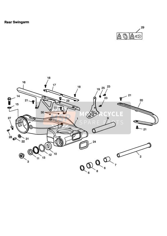 T3331517, Screw, P/hd Tx, Shld, M6 X 16, S, Triumph, 2