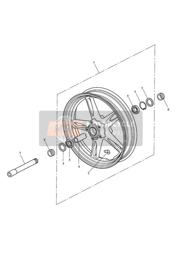 T2006615, Valve Assy, Aluminium, 90, Slv, Triumph, 1