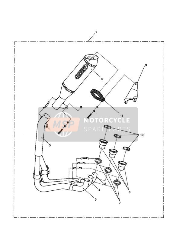 T2200326, Exhaust Pipe Sealing Ring, Triumph, 0