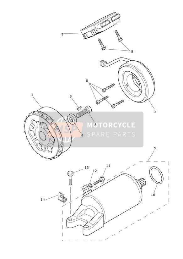 Startversterker Dynamo GT Eng nr. 612713 Eng nr. 613308 613370