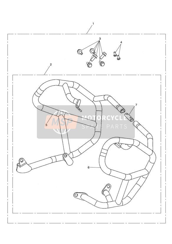 Motorblok Sierbeugel Kit