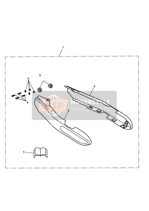 Kit de Cubierta de Brazo Oscilante Cromado