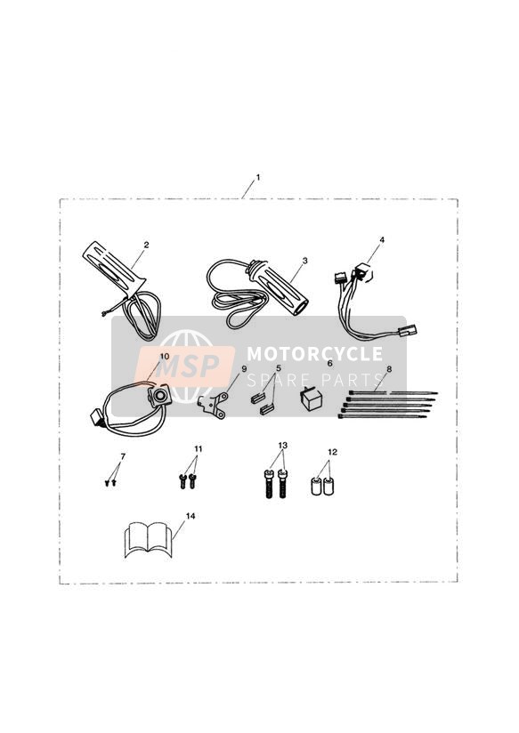 T2046017, Clip, Cable, Black, Triumph, 0