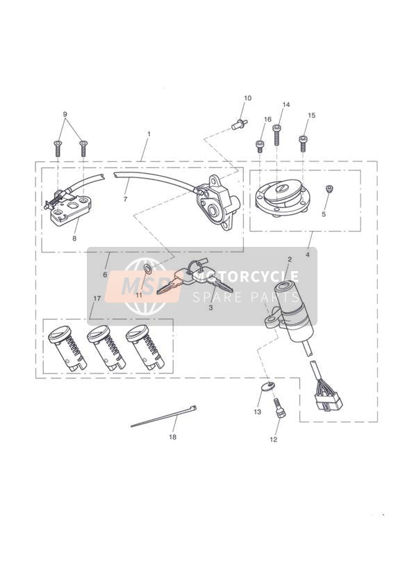 T3330324, Bolt, Shear, M6 X 1 X 20, Enc, Triumph, 2