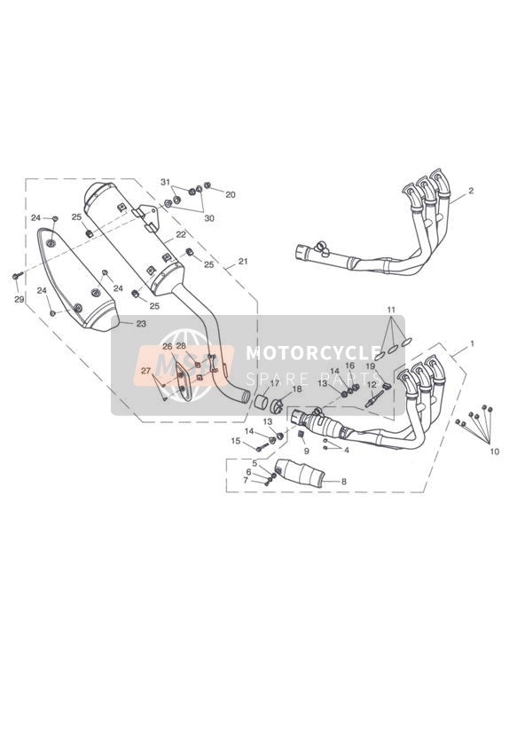 T3350301, Nut, Flanged, M8, Silver, Triumph, 0