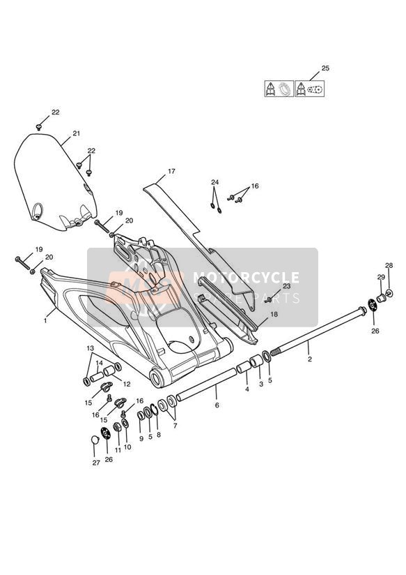 T3700191, P Clip, Id 10mm, Triumph, 2