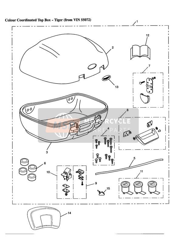 T2500114, Set Schlösser, Triumph, 0