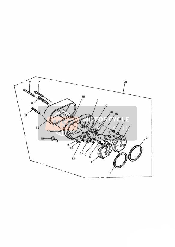 T3550082, Washer Rubber, Triumph, 1