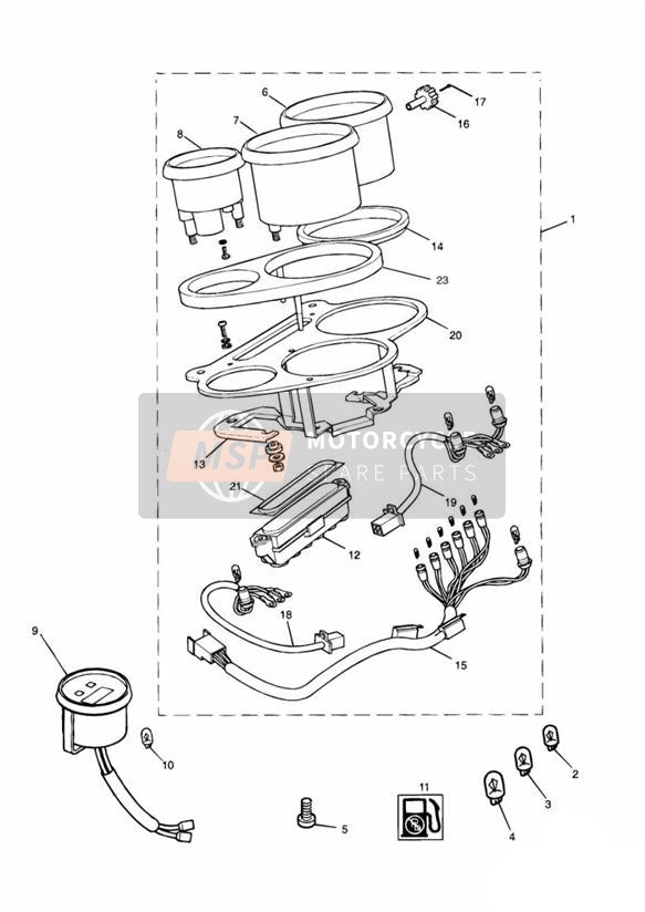 T2501205, Screw, Reset Knob, Triumph, 0